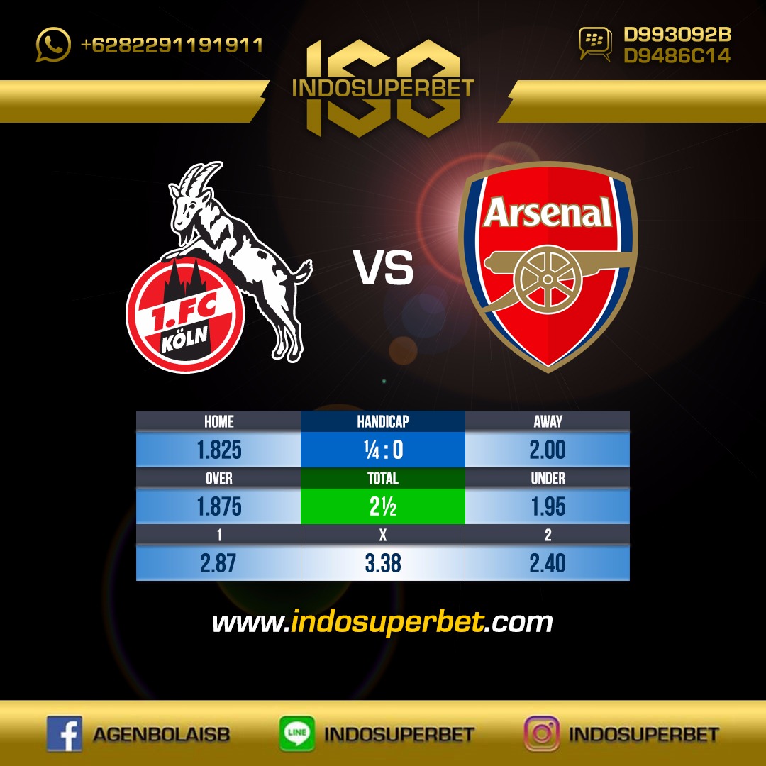 Prediksi FC Koln vs Arsenal 24 November 2017